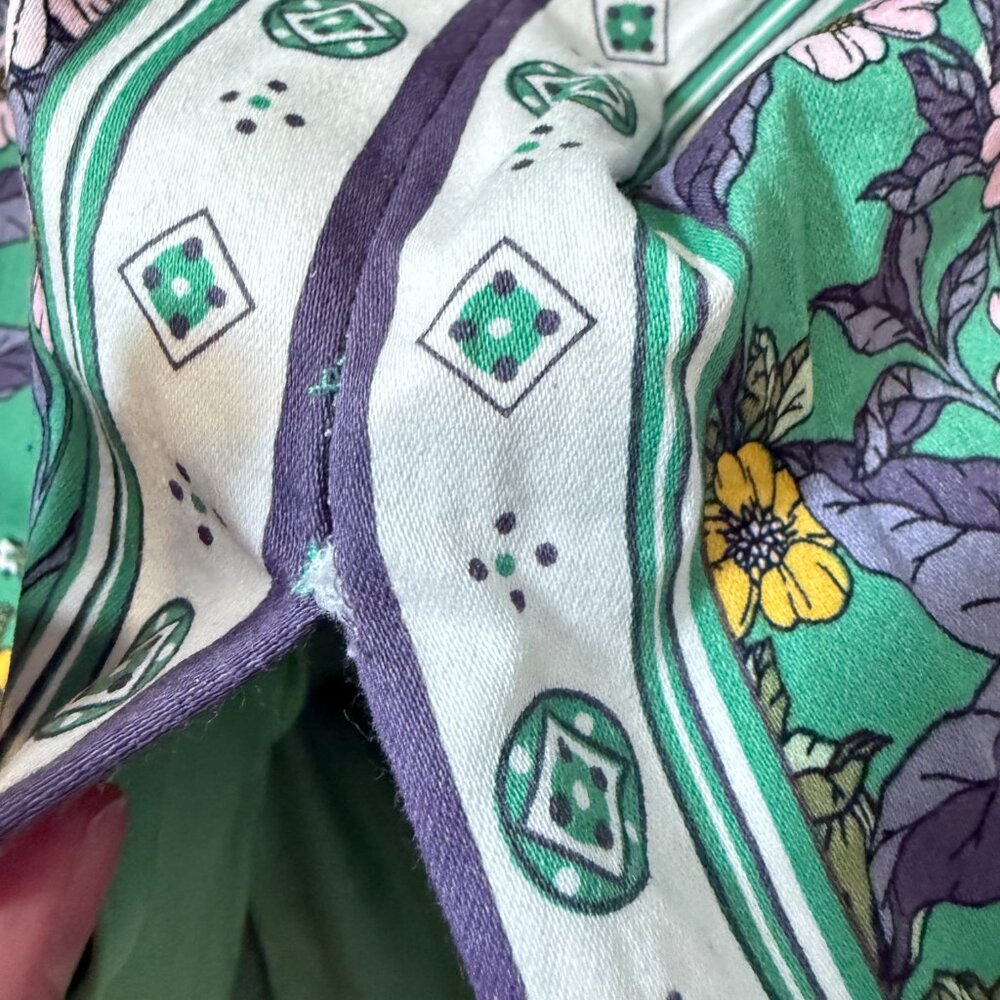 Maggy London For Melanie Lyne Green Floral Sheath Dress Bohemian Garden Party 10 - Picture 8 of 9